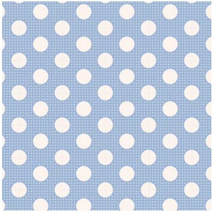 Tilda ~ Medium Dots Blue TIL130002-V11