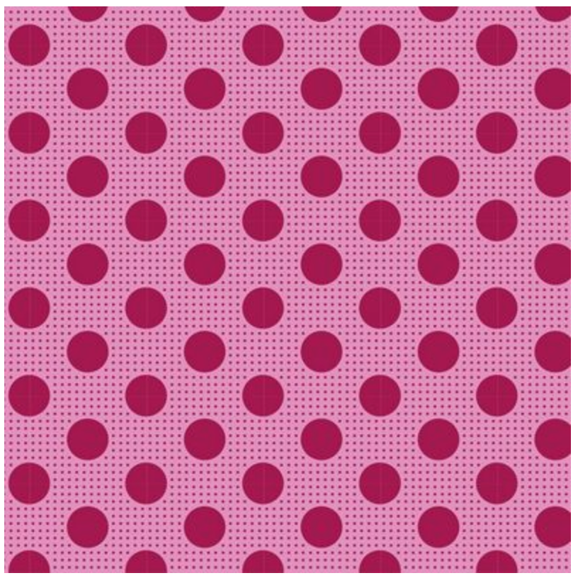 Tilda ~ Medium Dots Maroon TIL130010-V11