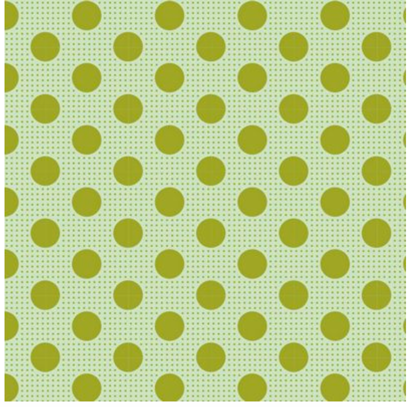 Tilda ~ Medium Dots Green TIL130011-V11