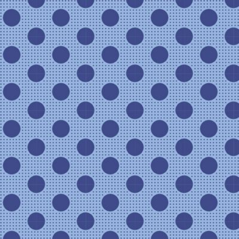 Tilda ~ Medium Dots Denim Blue TIL130013-V11