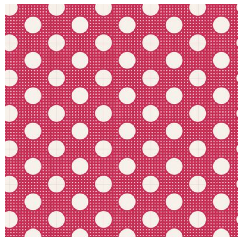 Tilda ~ Medium Dots Red TIL130027-V11