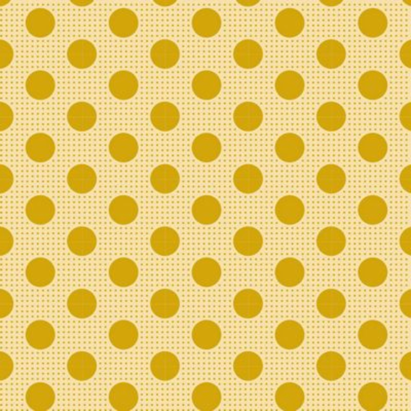 Tilda ~ Medium Dots Flaxen Yellow TIL130029-V11