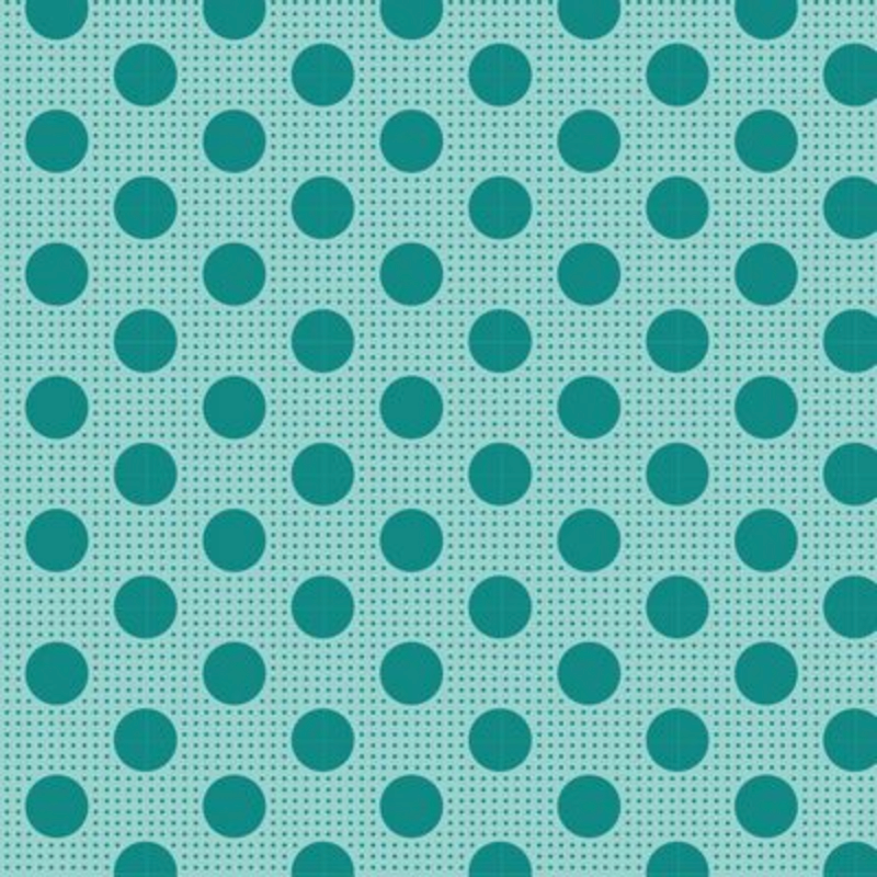 Tilda ~ Medium Dots Dark Teal TIL130030-V11