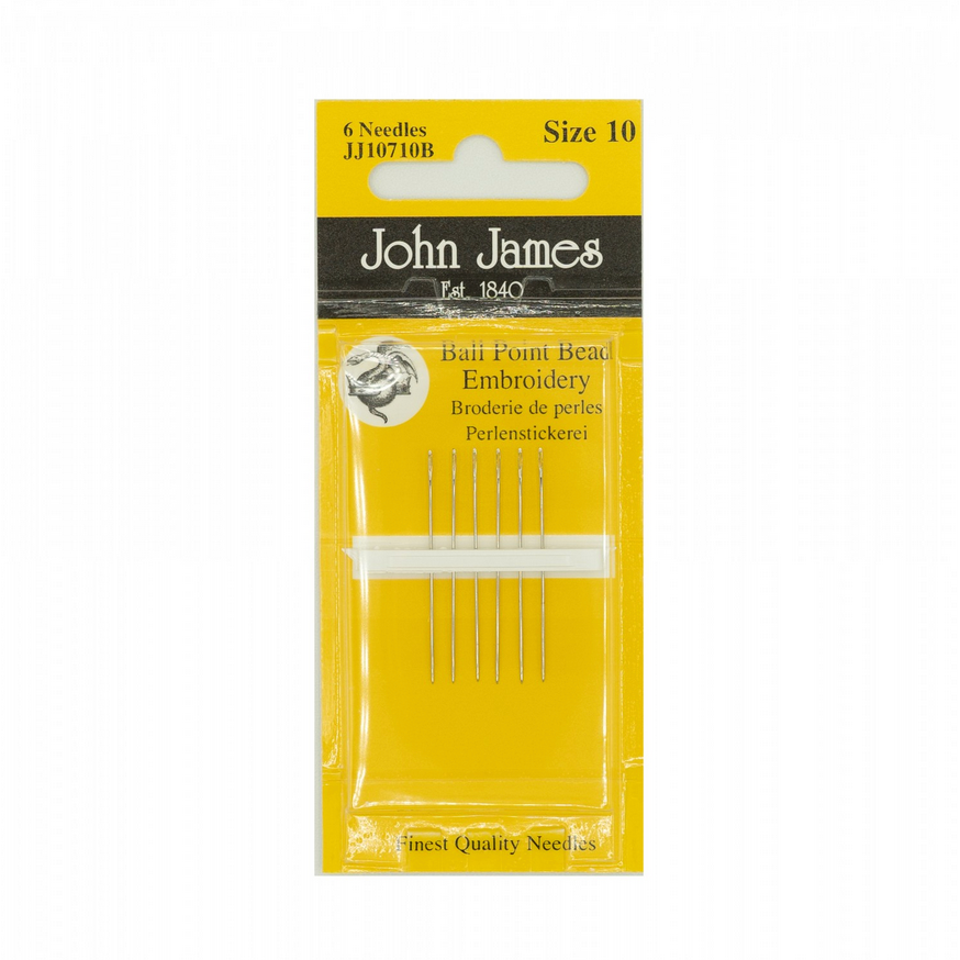 John James Size 10 Short Beading Needles