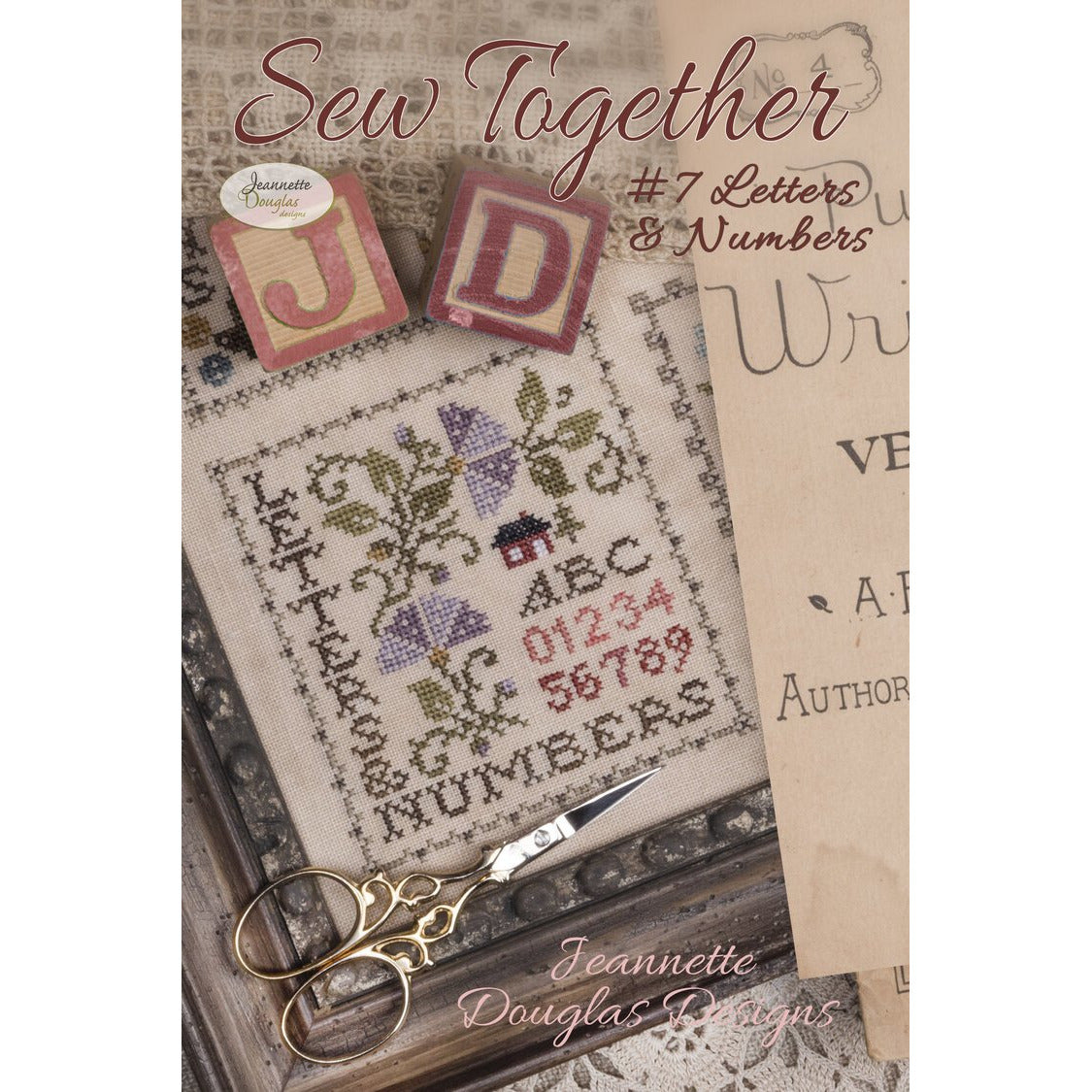 Jeannette Douglas Designs | Sew Together #7 Letters & Numbers Pattern