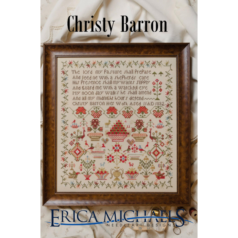 Erica Michaels ~ Christy Barron 1832 Sampler Pattern