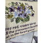 Hands Across The Sea ~ Little Gems Series - Spring Violets Pattern PDF
