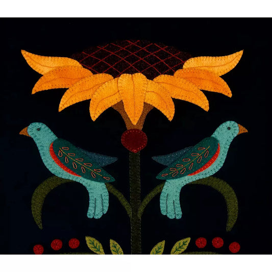 Jerome Thomas ~ Sunflower Queen Wool Applique Pattern