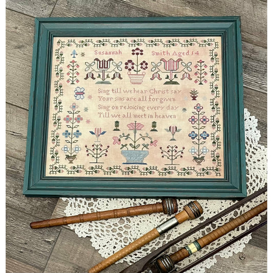 From the Heart ~ Susannah Smith Reproduction Sampler Pattern