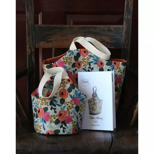 Sometimes Sewing ~ Take-Along Tote Sewing Pattern