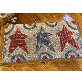 Old Tattered Flag ~ Tattered Stars Punch Needle Pattern