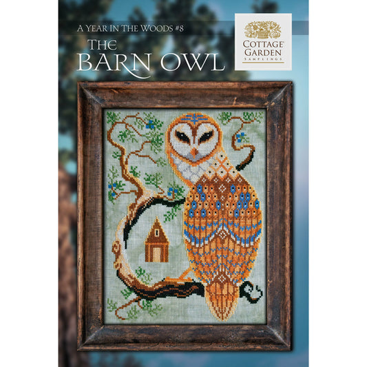 Cottage Garden Samplings ~ A Year In The Woods ~ The Barn Owl Pattern #8