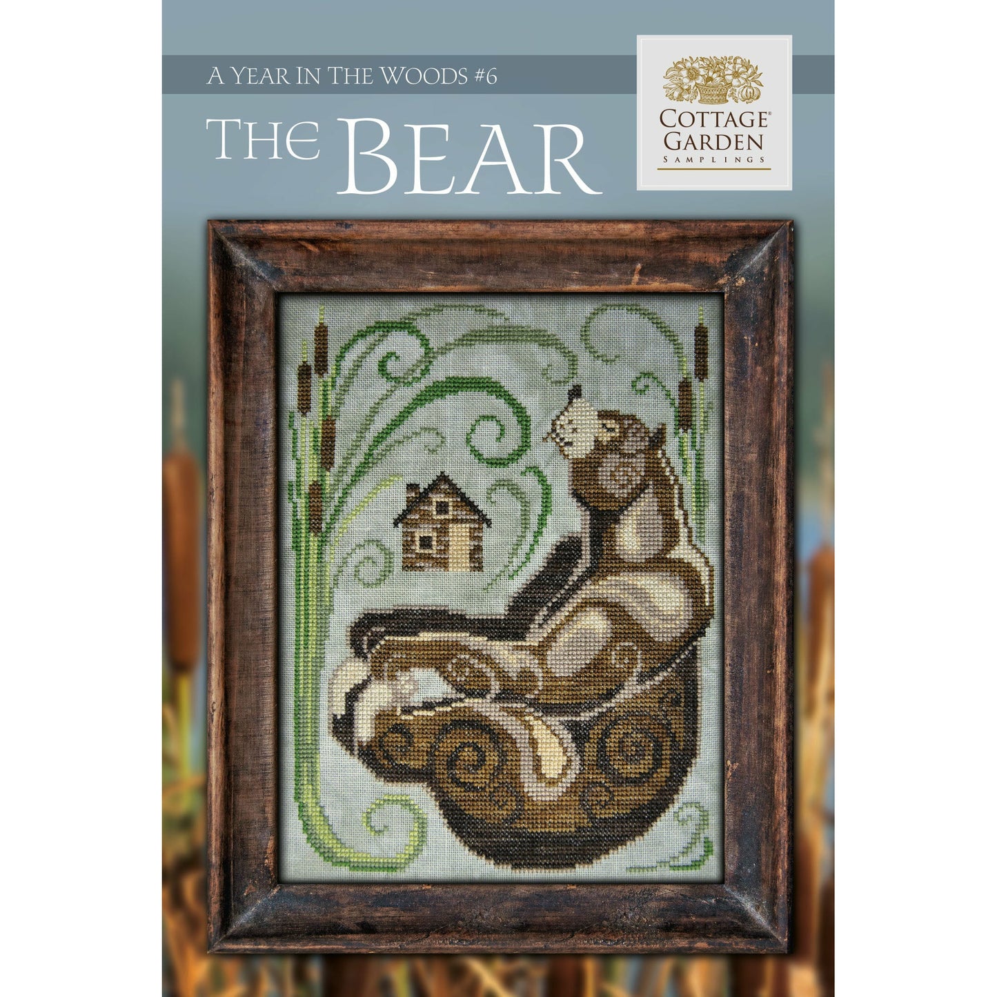 Cottage Garden Samplings ~ A Year In The Woods ~ The Bear Pattern #6