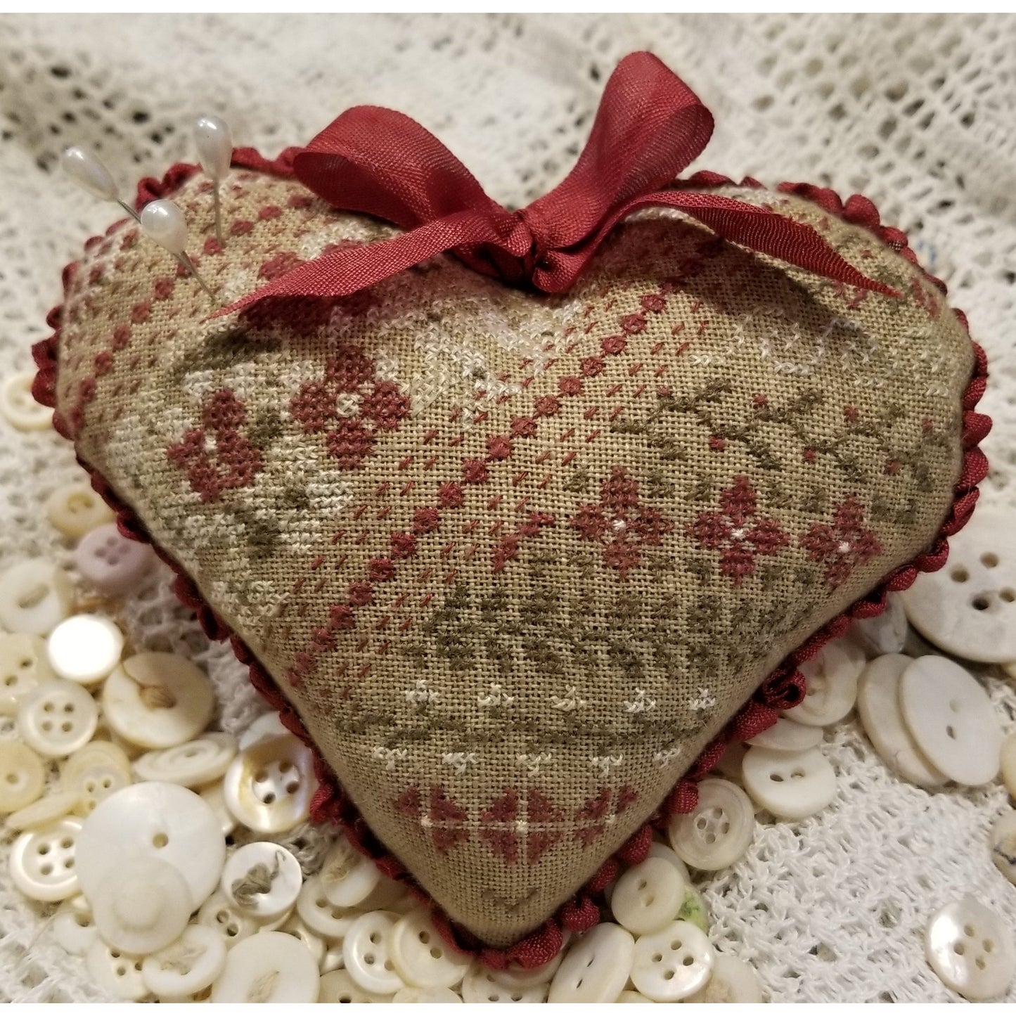 Samplers Not Forgotten |Token of Love Cross Stitch Pattern Kit