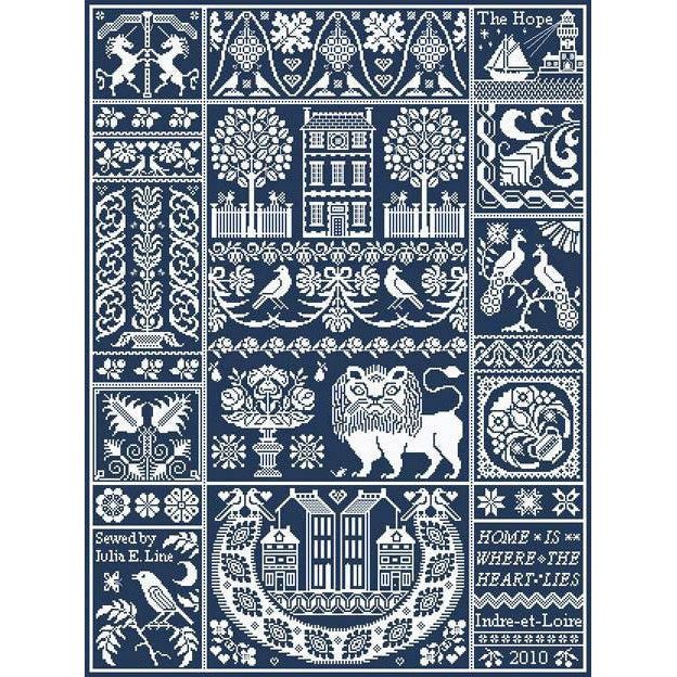 Tyler's Lion Long Dog Samplers Pattern