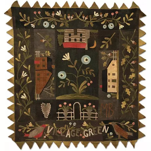 Maggie Bonanomi ~ Village Green Wool Applique Pattern
