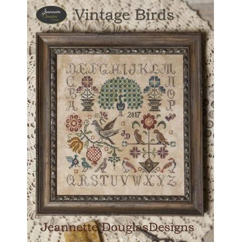 Jeannette Douglas Designs | Vintage Birds Sampler Pattern