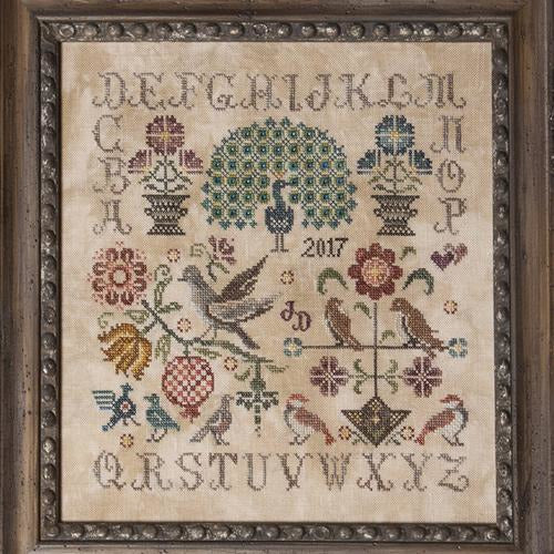 Jeannette Douglas Designs | Vintage Birds Sampler Pattern