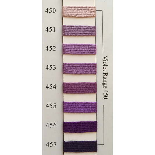 Colors 450 - 457 Violet Range