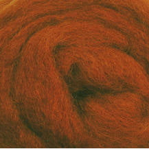 Wistyria Editions ~ Nutmeg Wool Roving 0.25 oz
