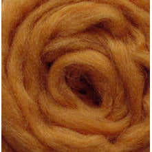 Wistyria Editions ~ Butterscotch Roving 1 oz.