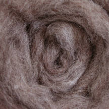 Wistyria Editions ~ Medium Grey Wool Roving 0.25 oz