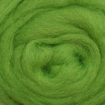 Wistyria Editions ~ Lime Wool Roving 0.25 oz