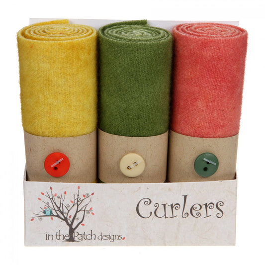 In The Patch Designs Wool Curlers ~ Peaches