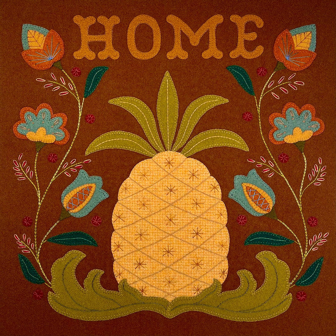Jerome Thomas ~ Welcome Home Wool Applique Pattern