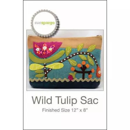 Sue Spargo ~ Wild Tulip Sac Wool Applique Pattern