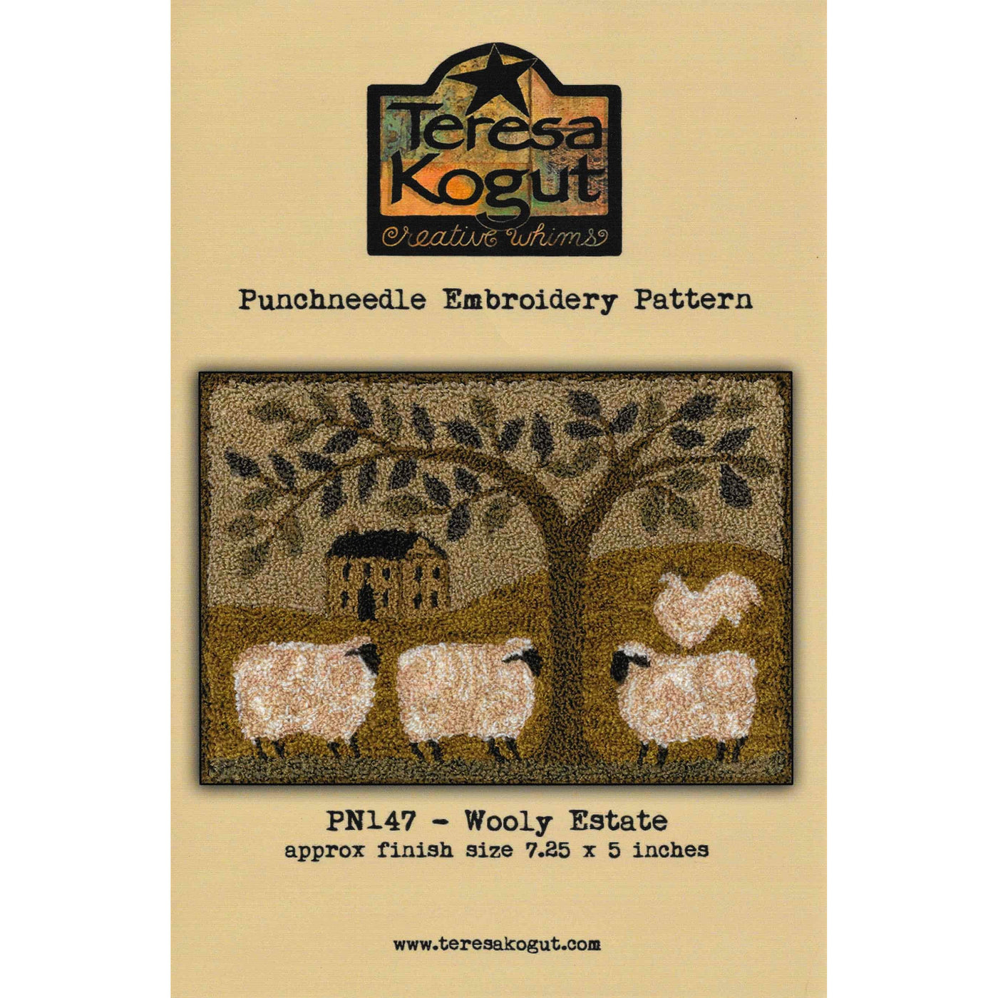 Teresa Kogut ~ Wooly Estate Punchneedle Pattern