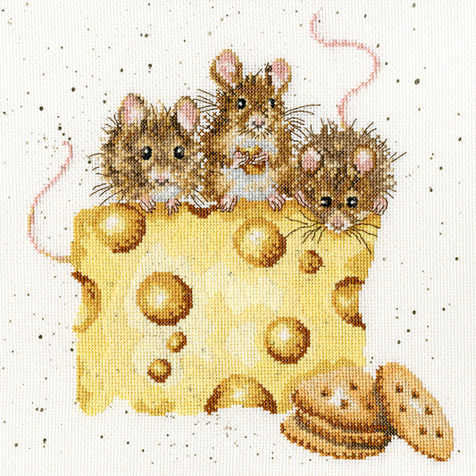 Bothy Threads ~ Crackers About Cheese Cross Stitch Kit