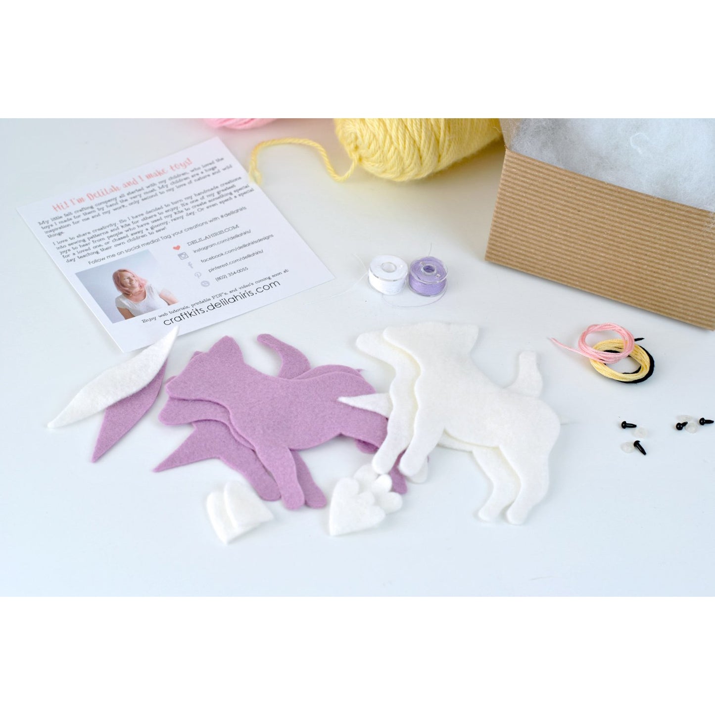 DelilahIris Designs ~ Baby Unicorn Sewing Kit