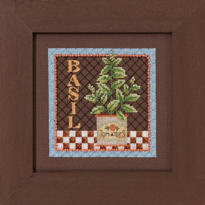 Growing Green ~ Basil Cross Stitch Kit