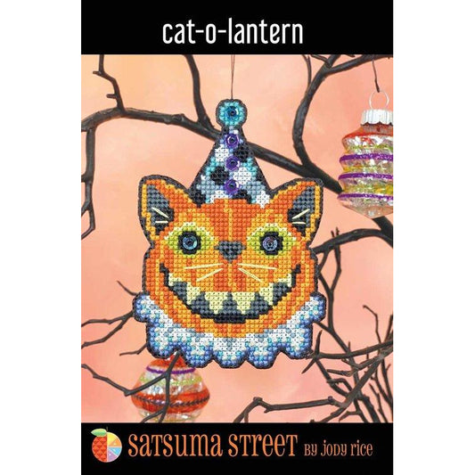 Satsuma Street | Cat-O-Lantern Cross Stitch Kit