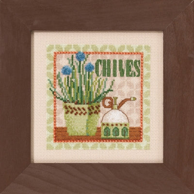 Growing Green ~ Chives Cross Stitch Kit