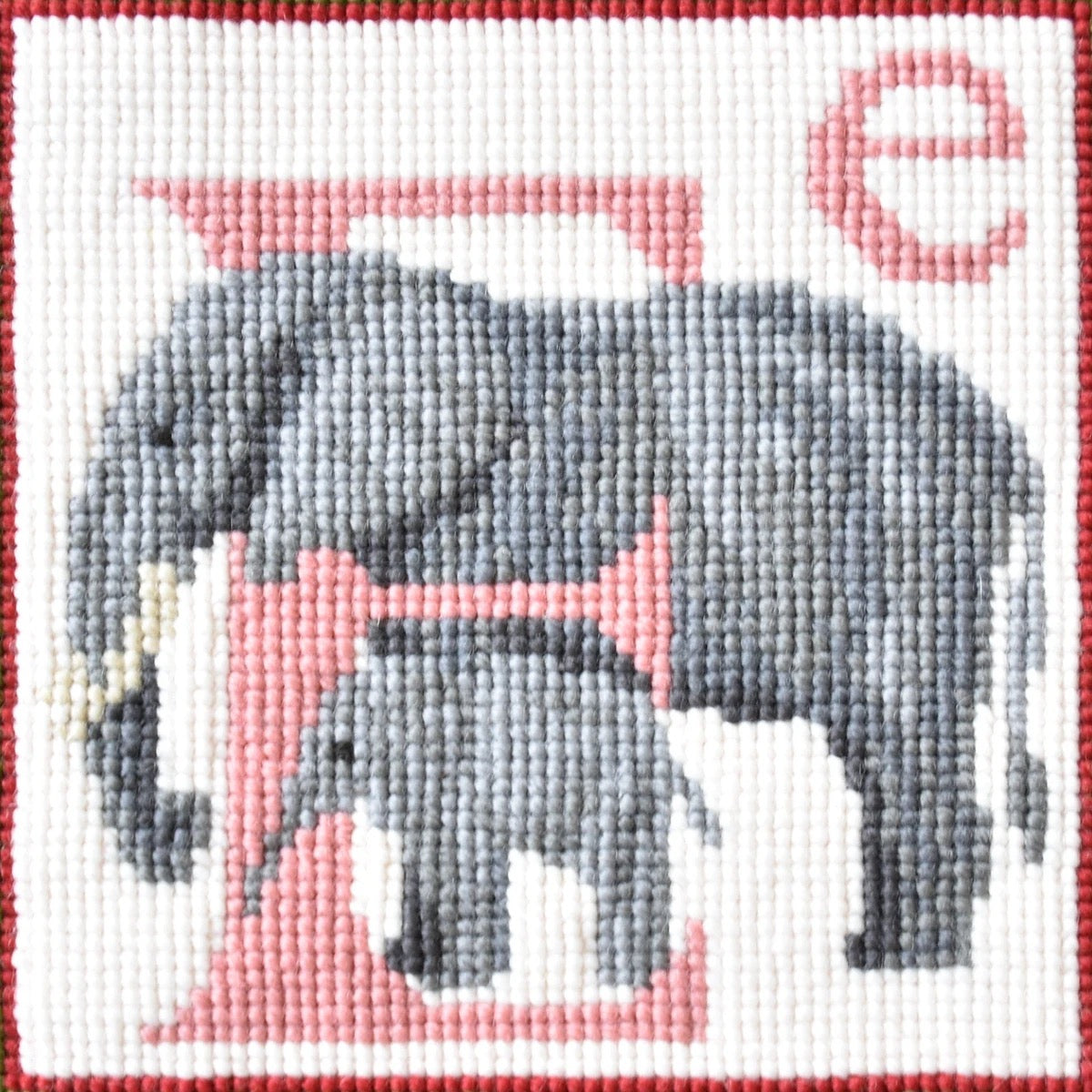 Elizabeth Bradley Animal Alphabet ~ E Elephant Needlepoint Tapestry Kit