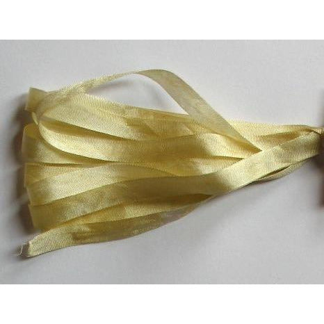 7mm Silk Ribbon ~ Egg Custard 153