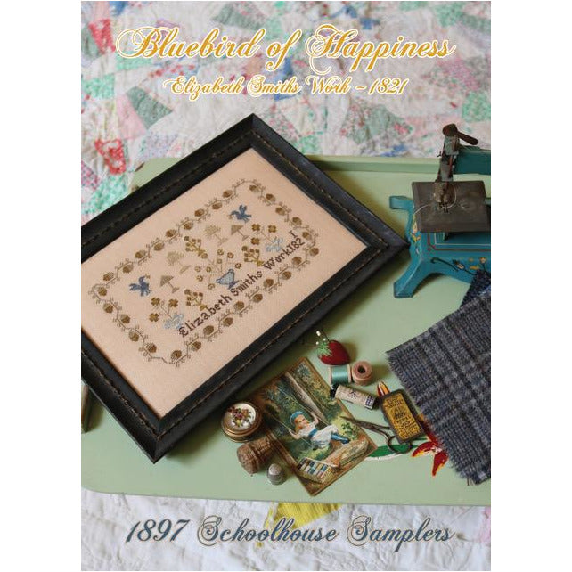 1897 Schoolhouse Samplers ~ Elizabeth Smiths Work 1821 Sampler Pattern