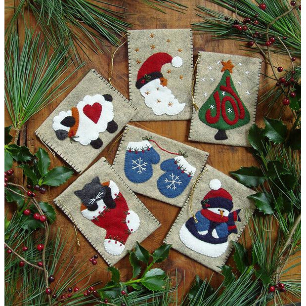 Rachel's of Greenfield ~ Gift Bag Ornaments Embroidery Kit
