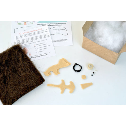 DelilahIris Designs ~ Stuffed Hedgehog Sewing Kit
