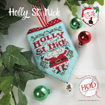 Hands on Designs ~ Secret Santa - Holly St. Nick Pattern