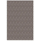 Sajou Oilcloth Fabric | Grey and Ecru Motif