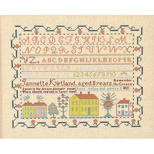 Queenstown Samplers ~ Janette Kirtland 1821 Sampler Market 2023