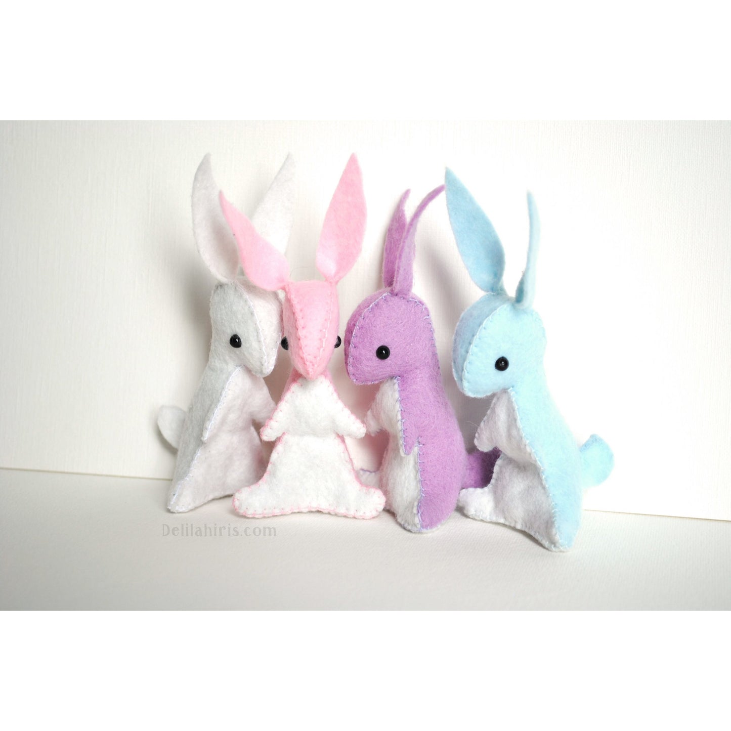 DelilahIris Designs ~ Felt Bunny Sewing Kit