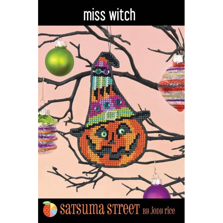 Satsuma Street | Miss Witch Cross Stitch Kit