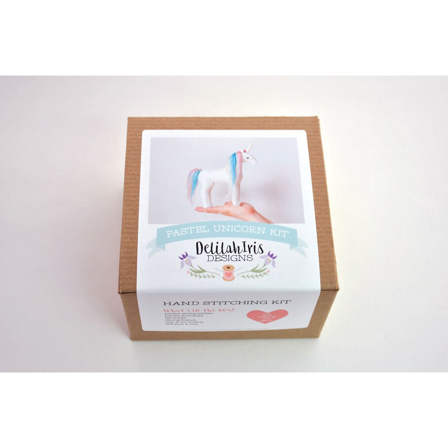 DelilahIris Designs ~ Pastel Rainbow Unicorn Sewing Kit