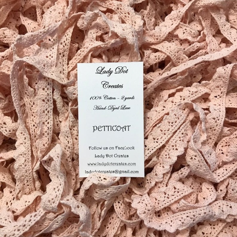 Lady Dot Creates ~ Cotton Lace - Petticoat
