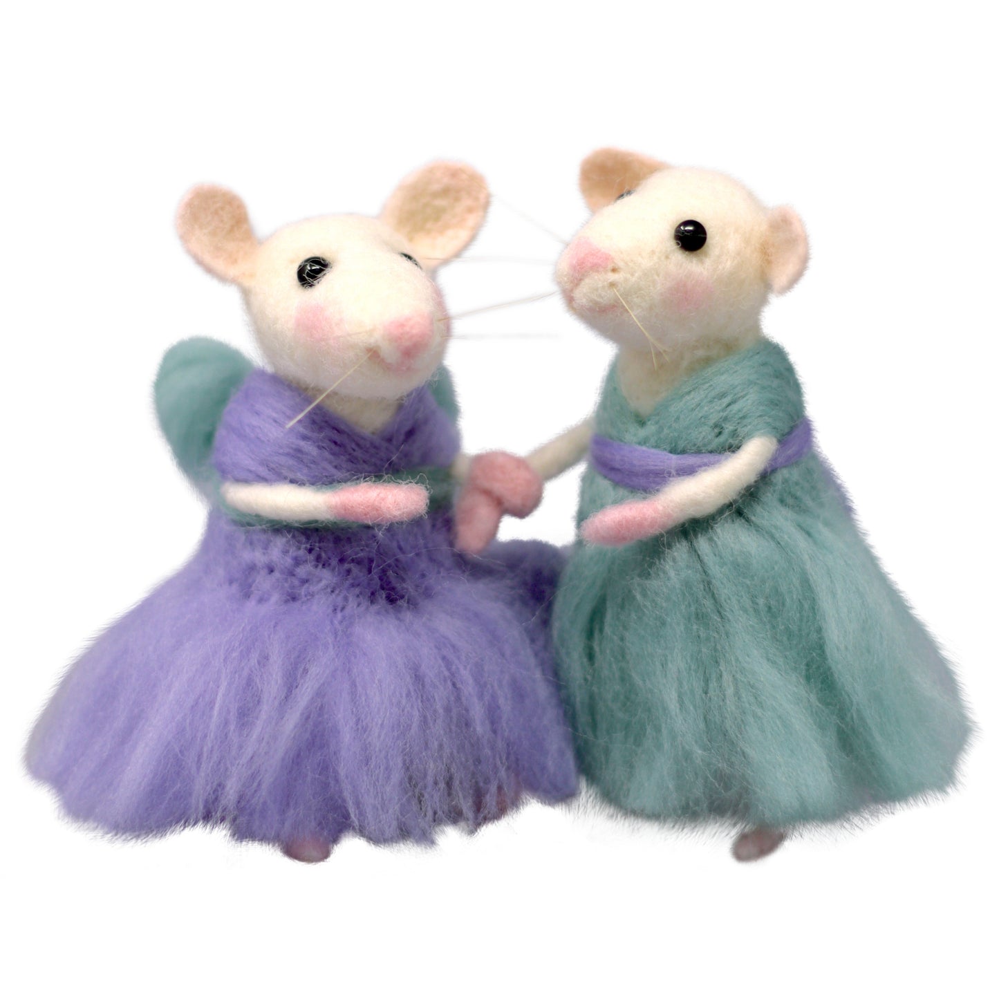 The Crafty Kit Company ~ Poppy & Daisy Mice Needle Felting Kit