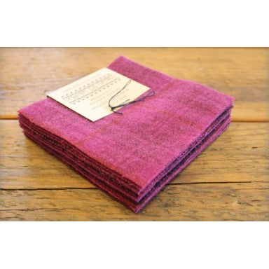 Wool Charms - Red Grape